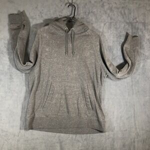 Gray Russell Premium Fleece Size Large Hoodie Y2K Preowned